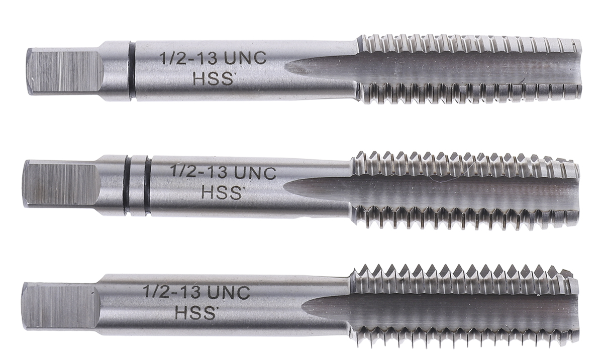 RS PRO Threading Tap, 1/2 To 13UNC Thread, UNC Standard, Hand Tap
