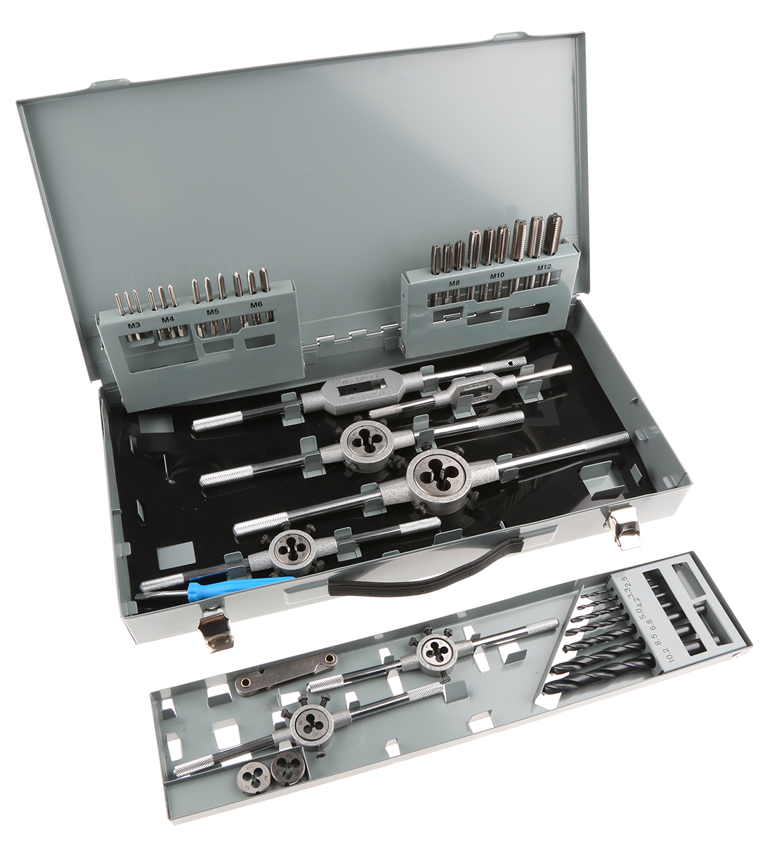 668-1122 RS PRO Tap & Drill Set, M3 To M12 Thread, Metric Standard, Hand Tap