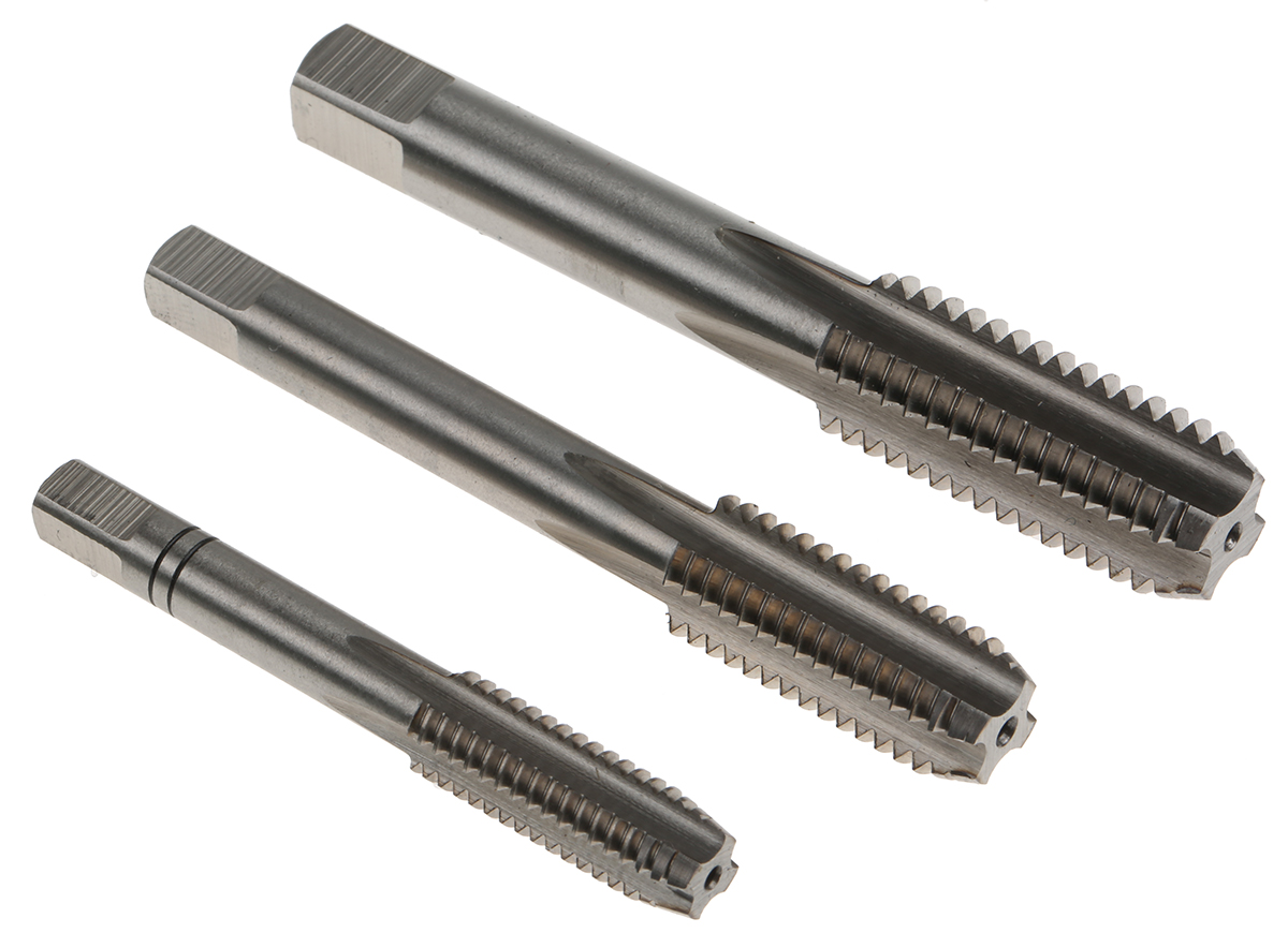 668-1122 RS PRO Tap & Drill Set, M3 To M12 Thread, Metric Standard, Hand Tap