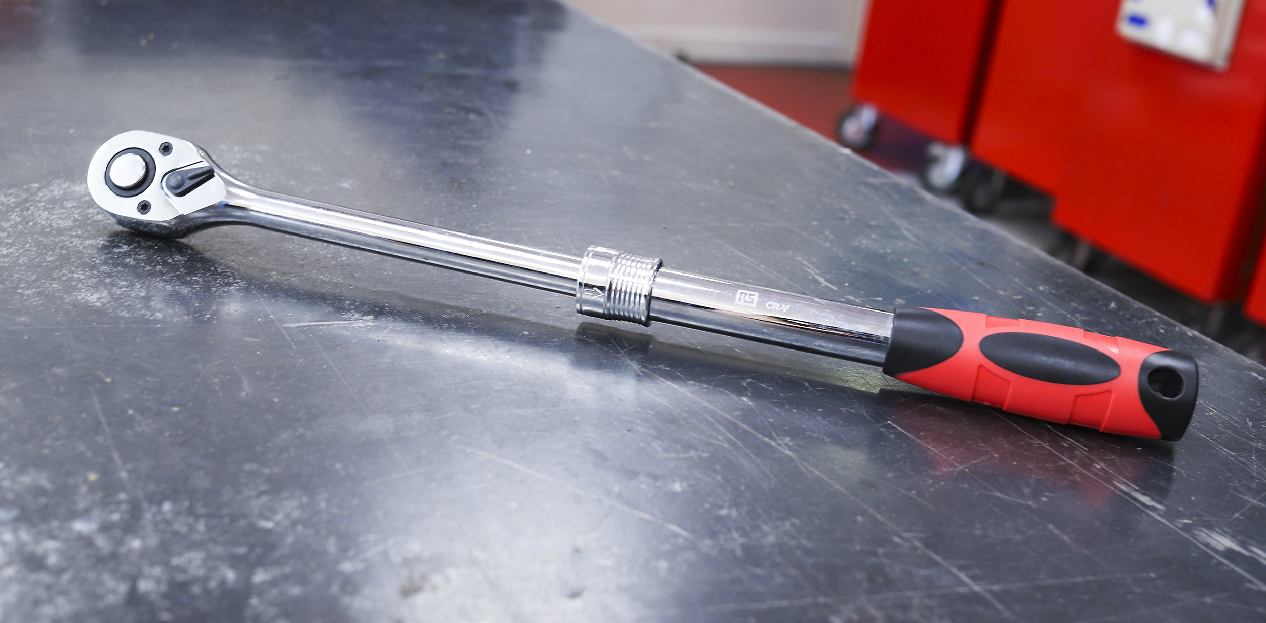 668-5846 RS PRO 1/2 in Ratchet with Extendable Ratchet Handle, 445mm Overall