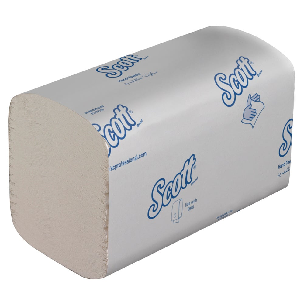 6689 SCOTT Scott® Control™ () Interfolded Hand Towels, 212 x 105 mm, 1 Ply, 4560 Sheets