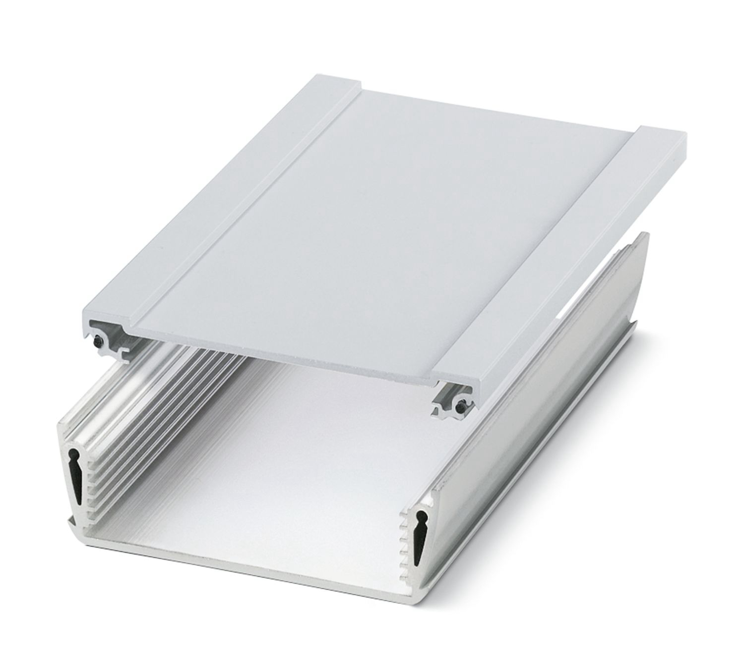 Phoenix Contact 22008 Aluminium PCB Mounting Enclosure, 150 x 78 x 98.5mm