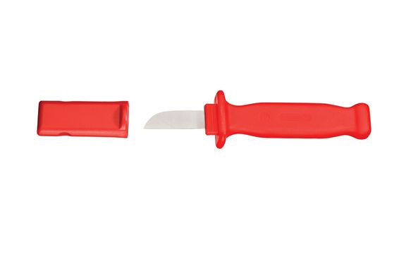 6690400 Gedore Cable Knife VDE/1000V Approved, 180 mm Overall, 50 mm Blade