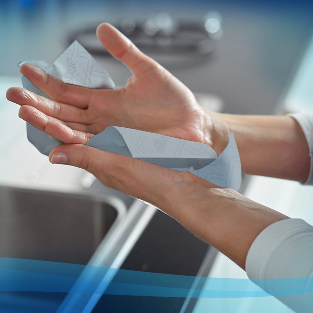 6692 SCOTT Scott Roll Paper Hand Towels, 19.8 cm x 350 m, 1 Ply, 6 Sheets