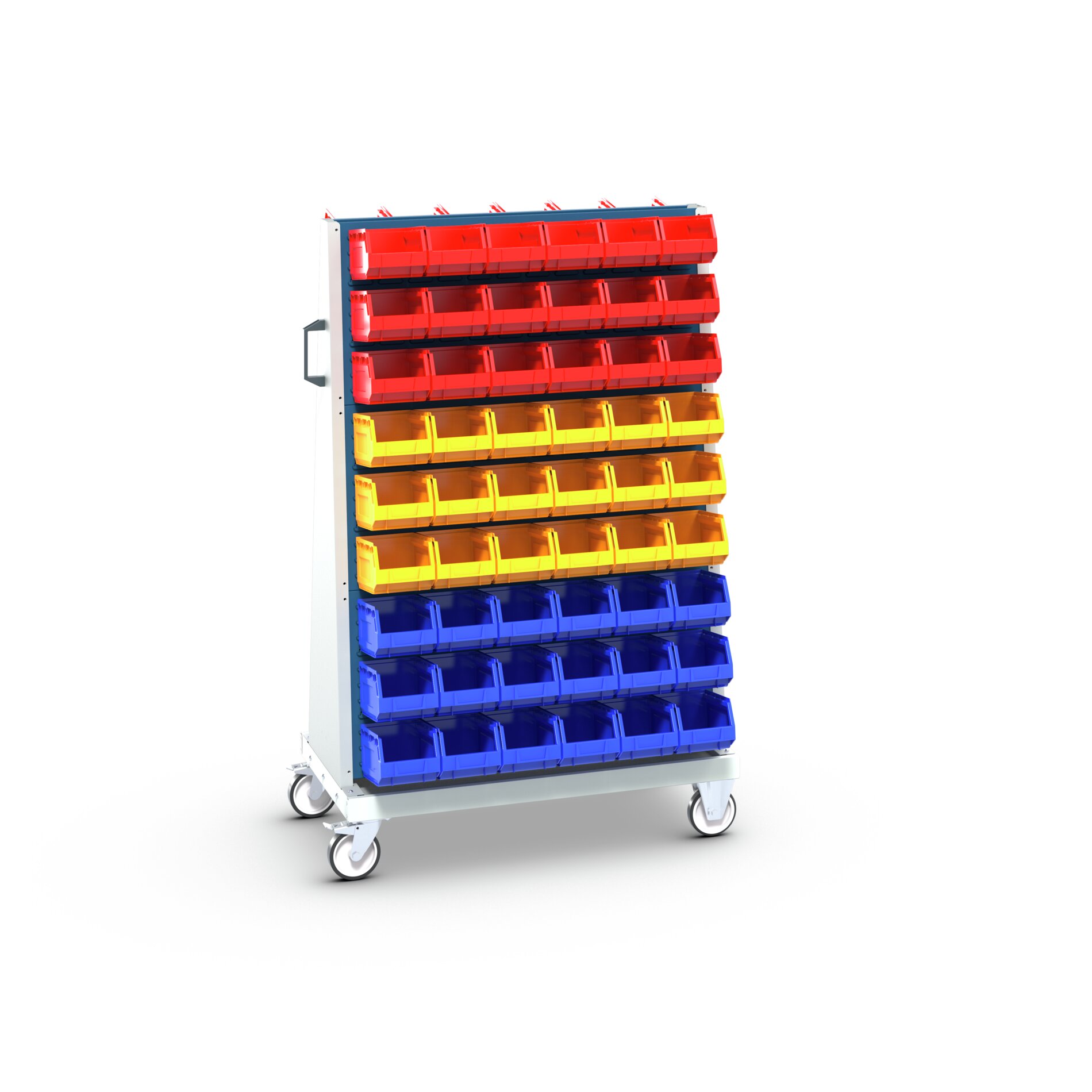 Bott Steel Louvred Panel Trolley, 1000 x 650 x 1600mm