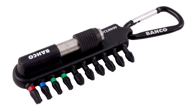 Bahco, Pozidriv, Phillips, Torx Torsion Bit Set 11 Pieces