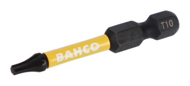 Bahco Screwdriver Bit, 1/4 in Tip, T25 Tip, Hex Drive, 50 mm Overall 2-Piece