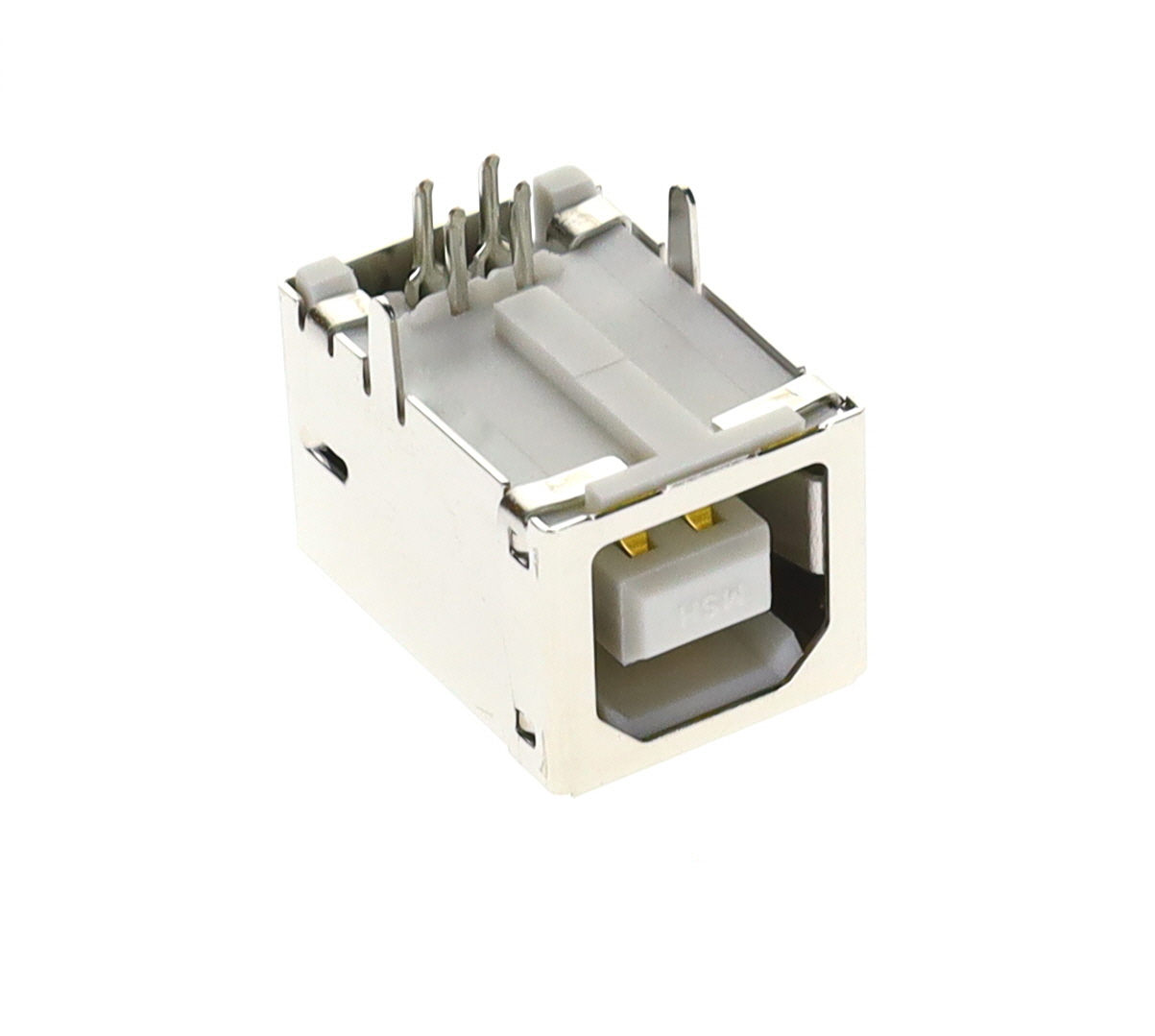 Molex Right Angle, Top Mount Female- 1 Port Type USB Type B USB Connector USB 2.0