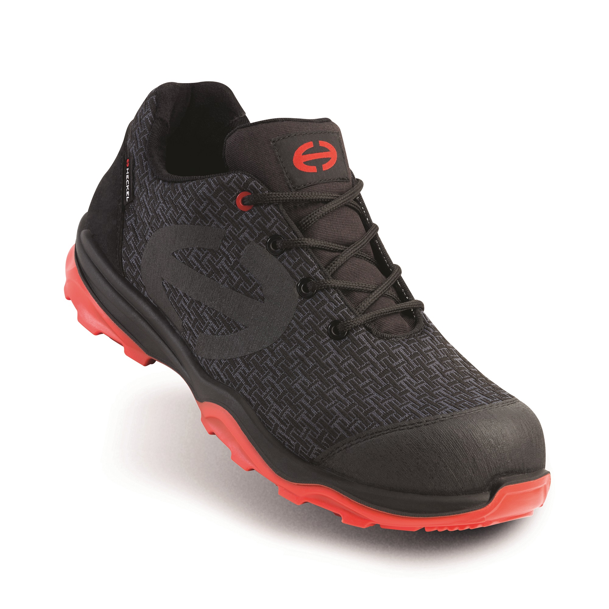 Heckel RUN-R PLANET Men's Black, Red Composite Safety Shoes, UK 3.5, EU 36