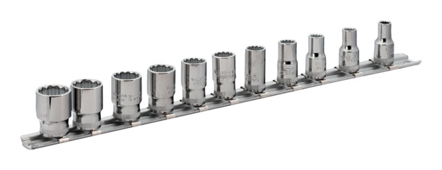 Bahco 1-Piece 1/4 in Bi-Hexagonal Square Drive Socket Set
