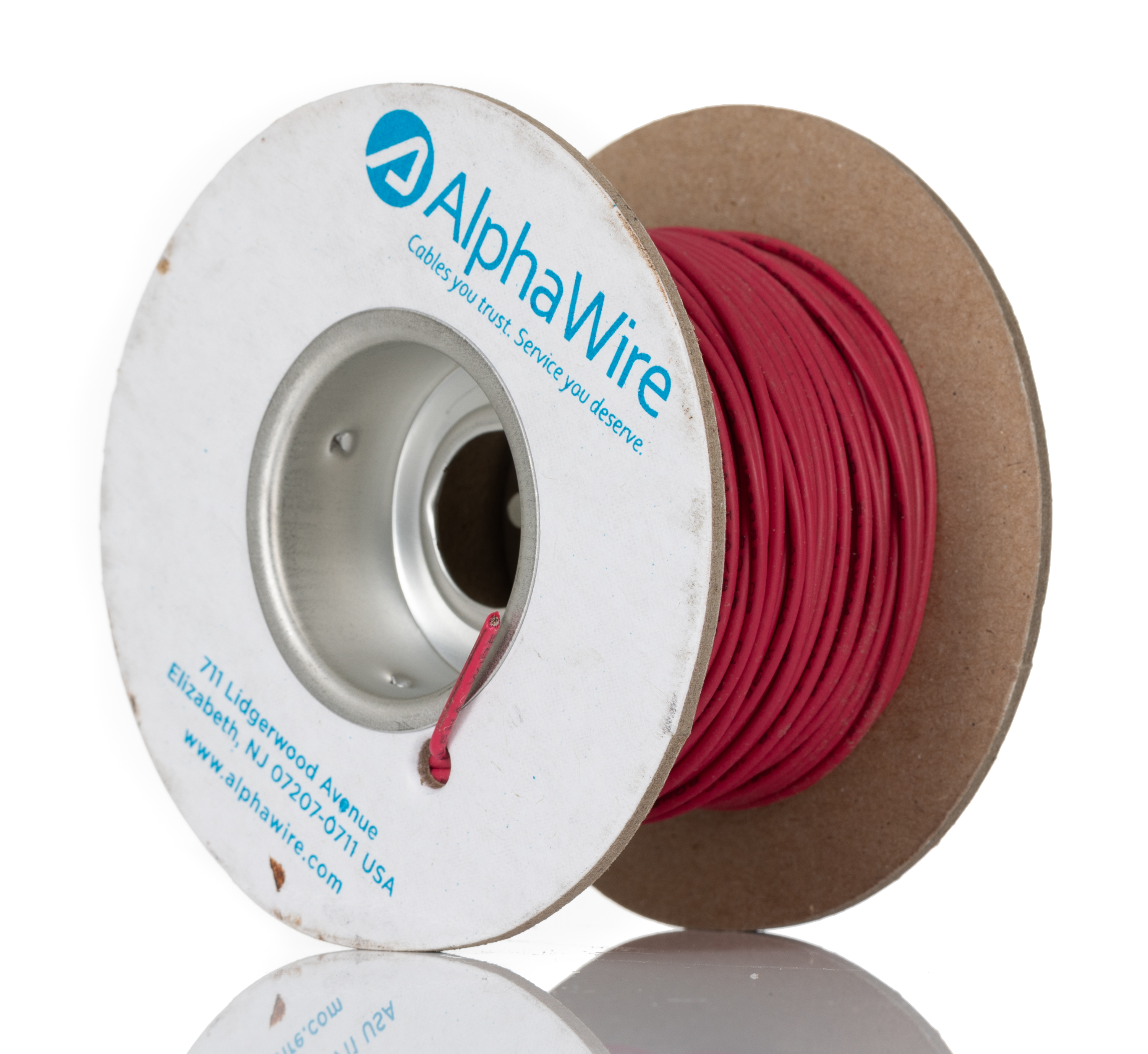Alpha Wire Ecogen Ecowire Series Red 0.75 mm² Hook Up Wire, 18 AWG, 16, 30 m, Modified Polyphenylene Ether, 6715 RD005