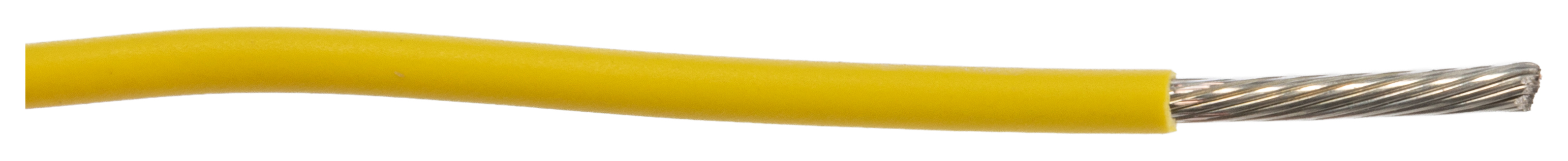 Alpha Wire Ecogen Ecowire Series Yellow 0.75 mm² Hook Up Wire, 18 AWG, 16, 30 m, Modified Polyphenilether, 6715 YL005