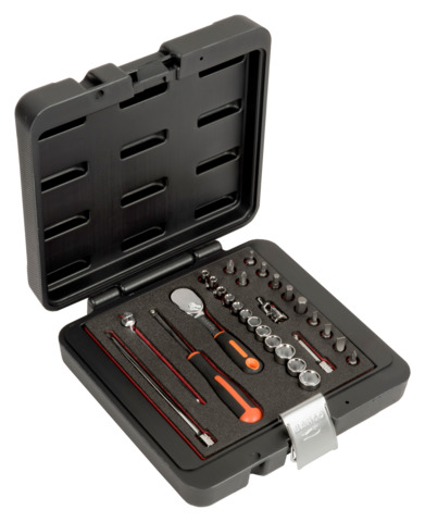 Bahco 1-Piece 1/4 in Hexagon Square Drive Socket Set