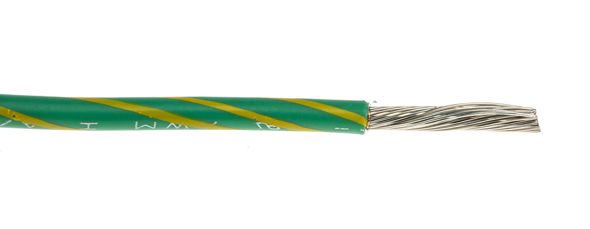 6717-gy005 Alpha Wire Ecogen Ecowire Series Slate 2.1 mm² Hook Up Wire, 14 AWG, 41, 30 m, Modified Polyphenylene Ether,