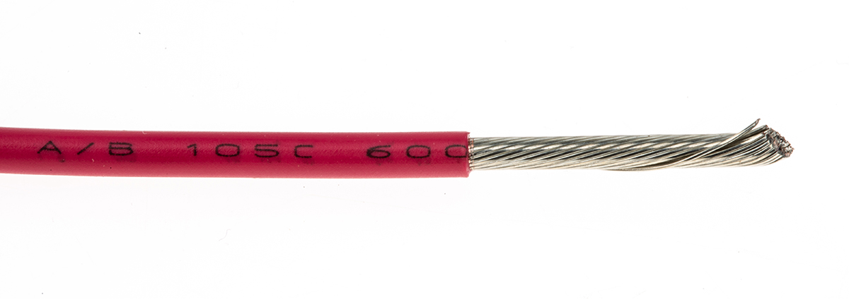 6717-rd005 Alpha Wire Ecogen Ecowire Series Slate 2.1 mm² Hook Up Wire, 14 AWG, 41, 30 m, Modified Polyphenylene Ether, 6717 RD005
