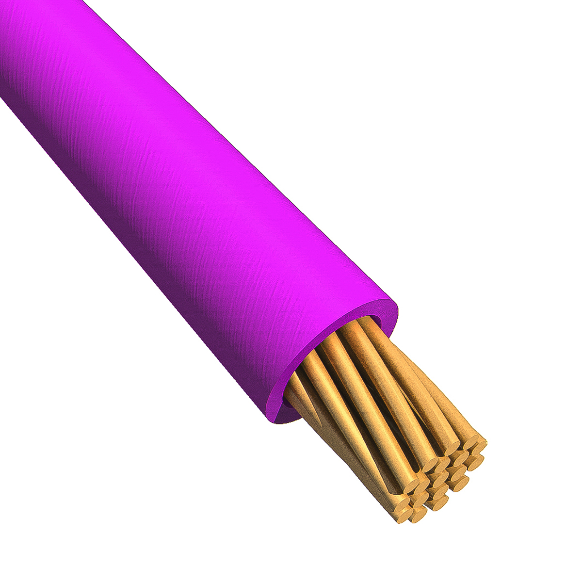 Alpha Wire Ecogen Ecowire Series Purple 2.1 mm² Hook Up Wire, 14 AWG, 41, 30 m, Modified Polyphenylene Ether, 6717 VI005