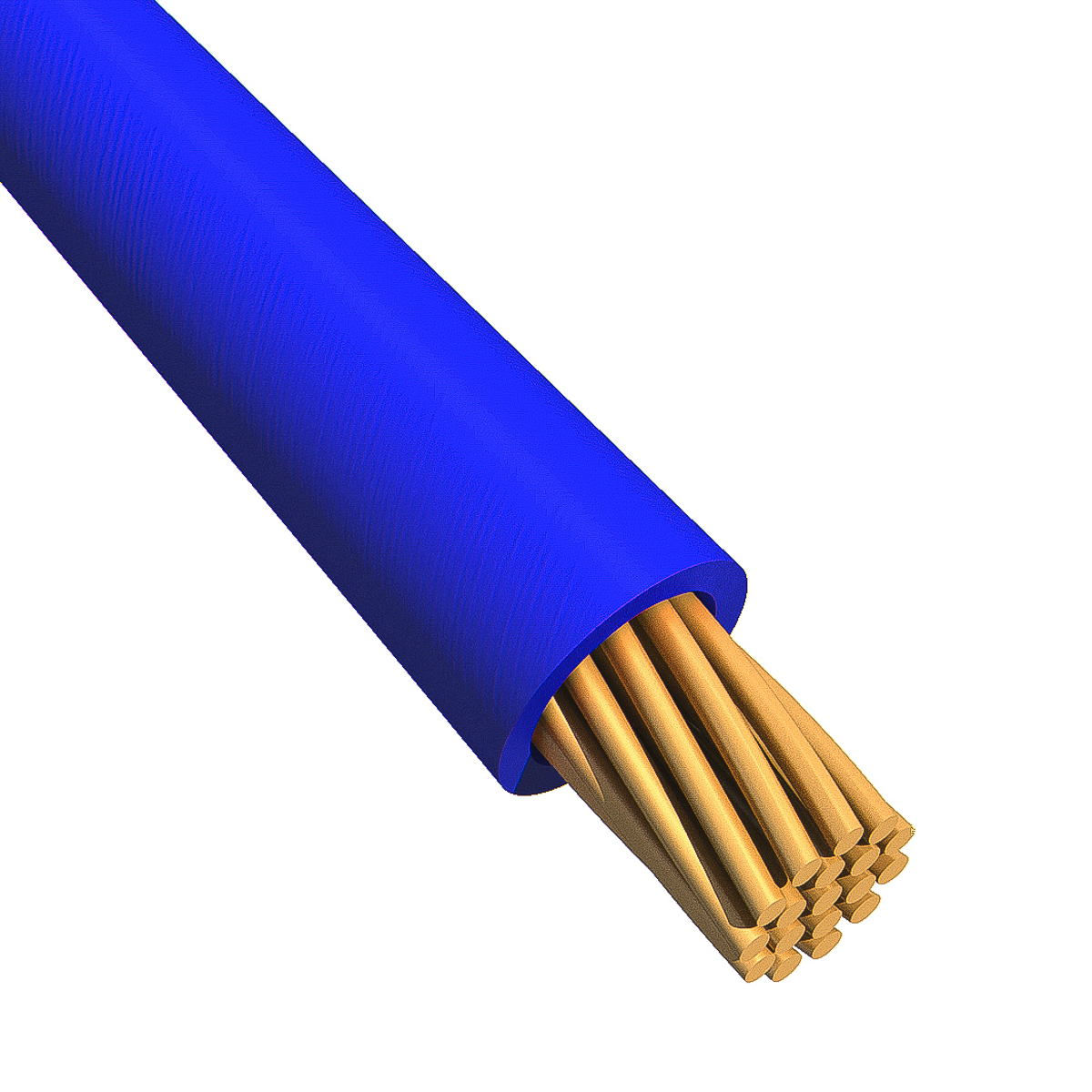 Alpha Wire Ecogen Ecowire Series Blue 3.3 mm² Hook Up Wire, 12 AWG, 65, 30 m, Modified Polyphenilether, 6718 BL005