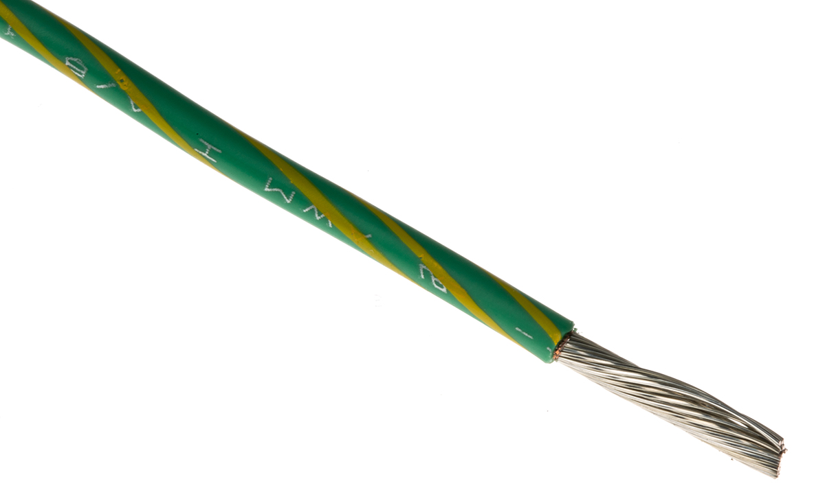 Alpha Wire Ecogen Ecowire Series Slate 3.3 mm² Hook Up Wire, 12 AWG, 65, 30 m, Modified Polyphenylene Ether,