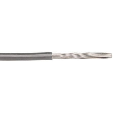 6718-sl005 Alpha Wire Ecogen Ecowire Series Grey 3.3 mm² Hook Up Wire, 12 AWG, 65, 30 m, Modified Polyphenylene Ether, 6718 SL005