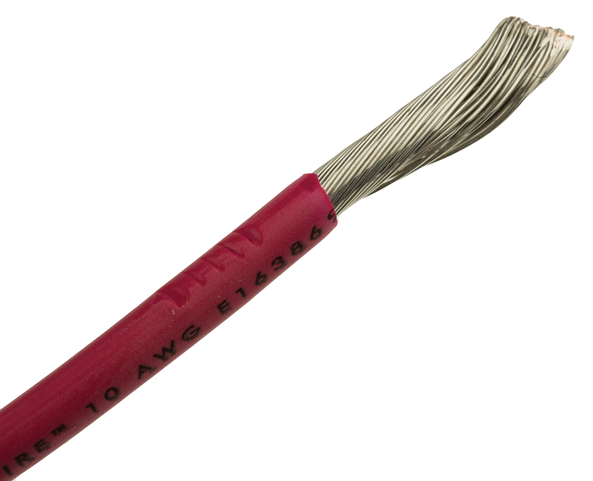 6719-rd005 Alpha Wire Ecogen Ecowire Series Slate 5.2 mm² Hook Up Wire, 10 AWG, 105, 30 m, Modified Polyphenylene Ether,