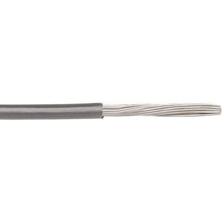 6719-sl005 Alpha Wire Ecogen Ecowire Series Grey 5.2 mm² Hook Up Wire, 10 AWG, 105, 30 m, Modified Polyphenilether, 6719 SL005