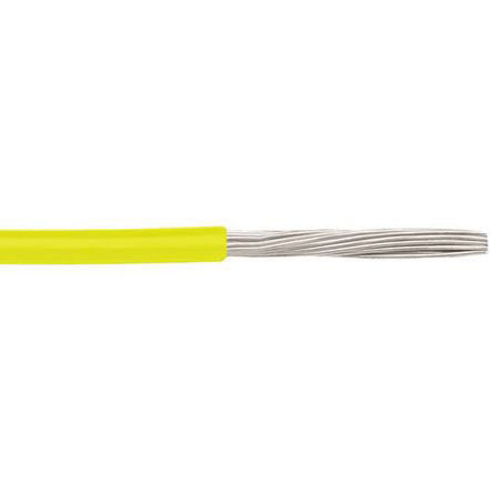 6719-yl005 Alpha Wire Ecogen Ecowire Series Yellow 5.2 mm² Hook Up Wire, 10 AWG, 105, 30 m, Modified Polyphenilether, 6719 YL005