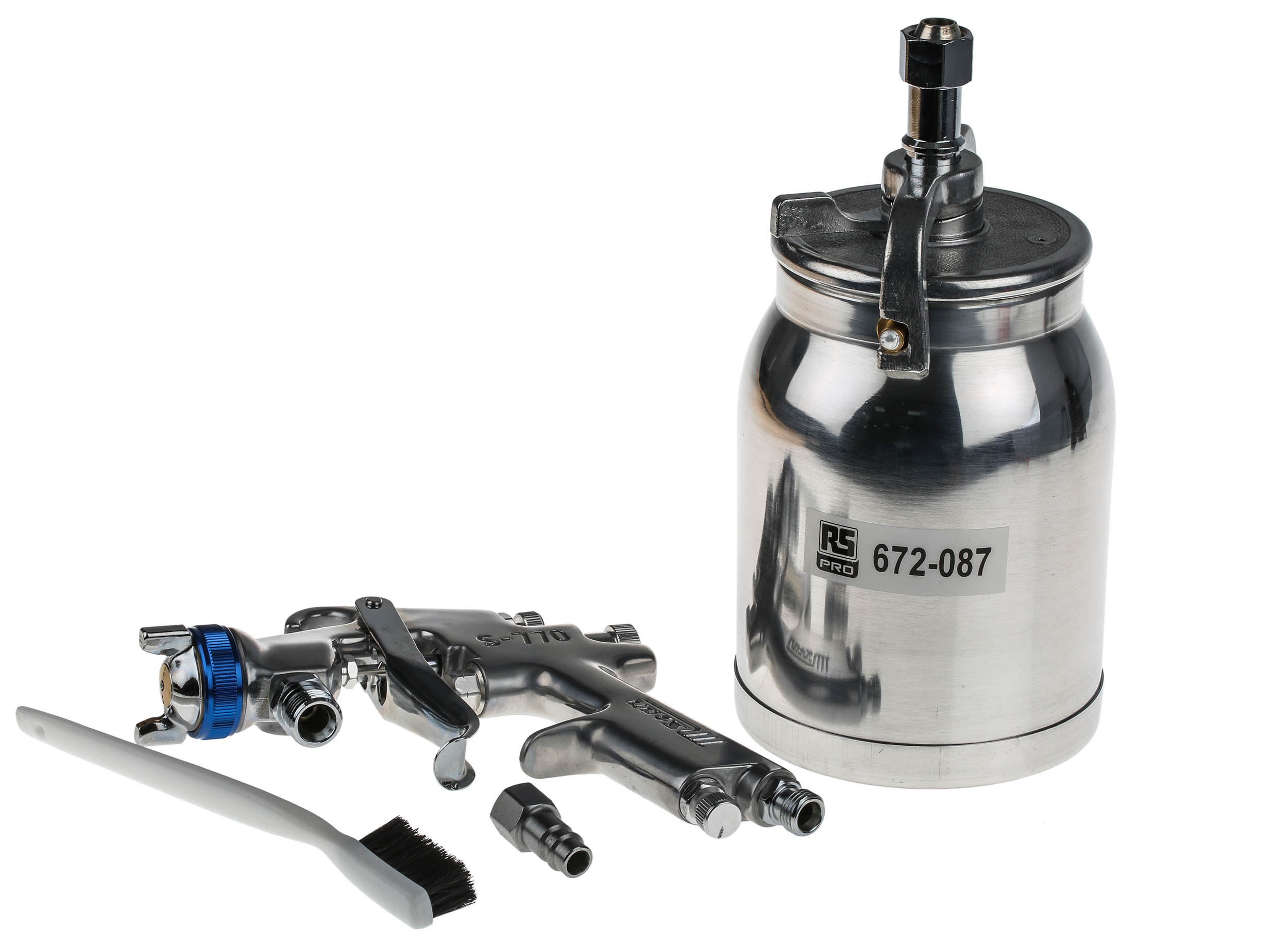 RS PRO 1/4 in Air Inlet (BSP) 50 psi Spray Gun 1.5 mm