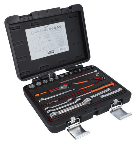 Bahco 1-Piece 1/4 in Hexagon Square Drive Socket Set
