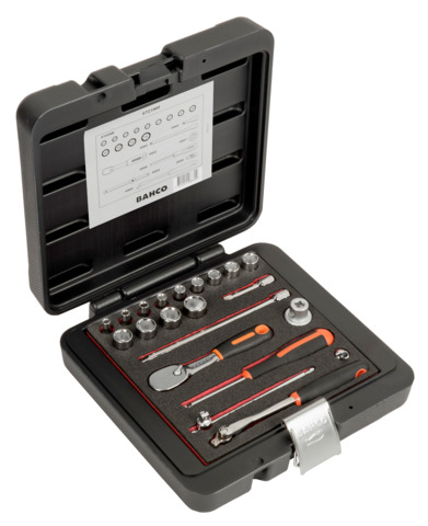 Bahco 1-Piece 1/4 in Hexagon, Square Square Drive Socket Set