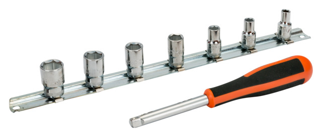 Bahco 7-Piece 1/4 in Hexagon Socket Set