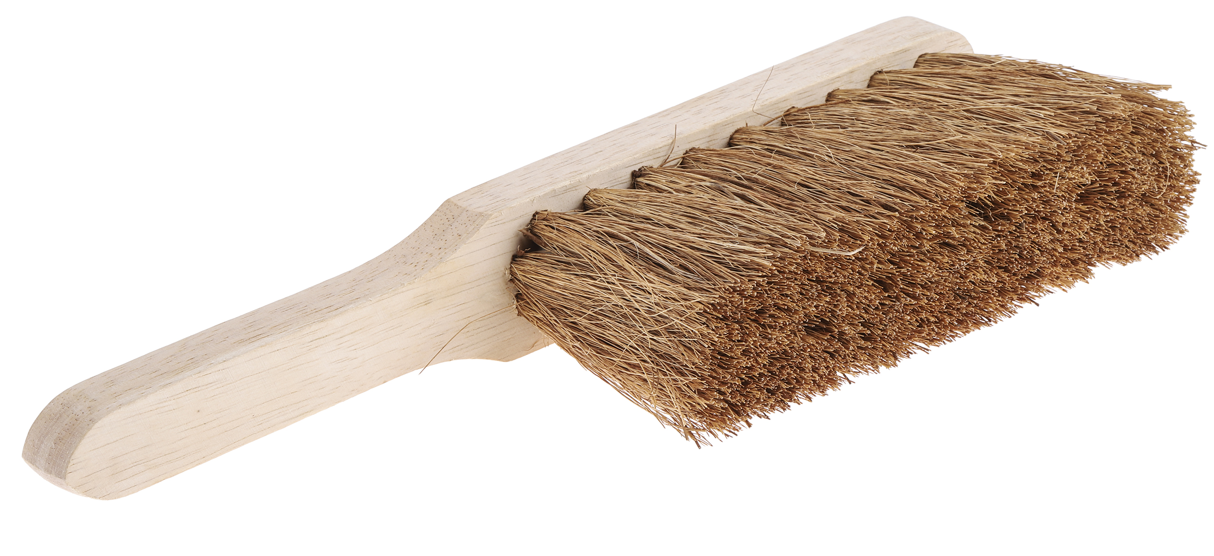 673-967 Cottam Soft Bristle Black Scrubbing Brush Black, Natural Coco bristle material