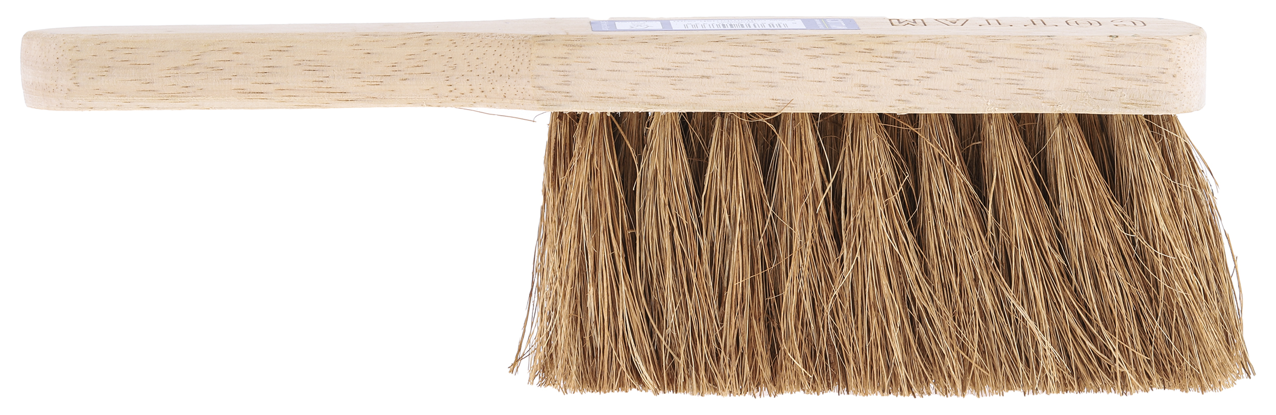 673-967 Cottam Soft Bristle Black Scrubbing Brush Black, Natural Coco bristle material