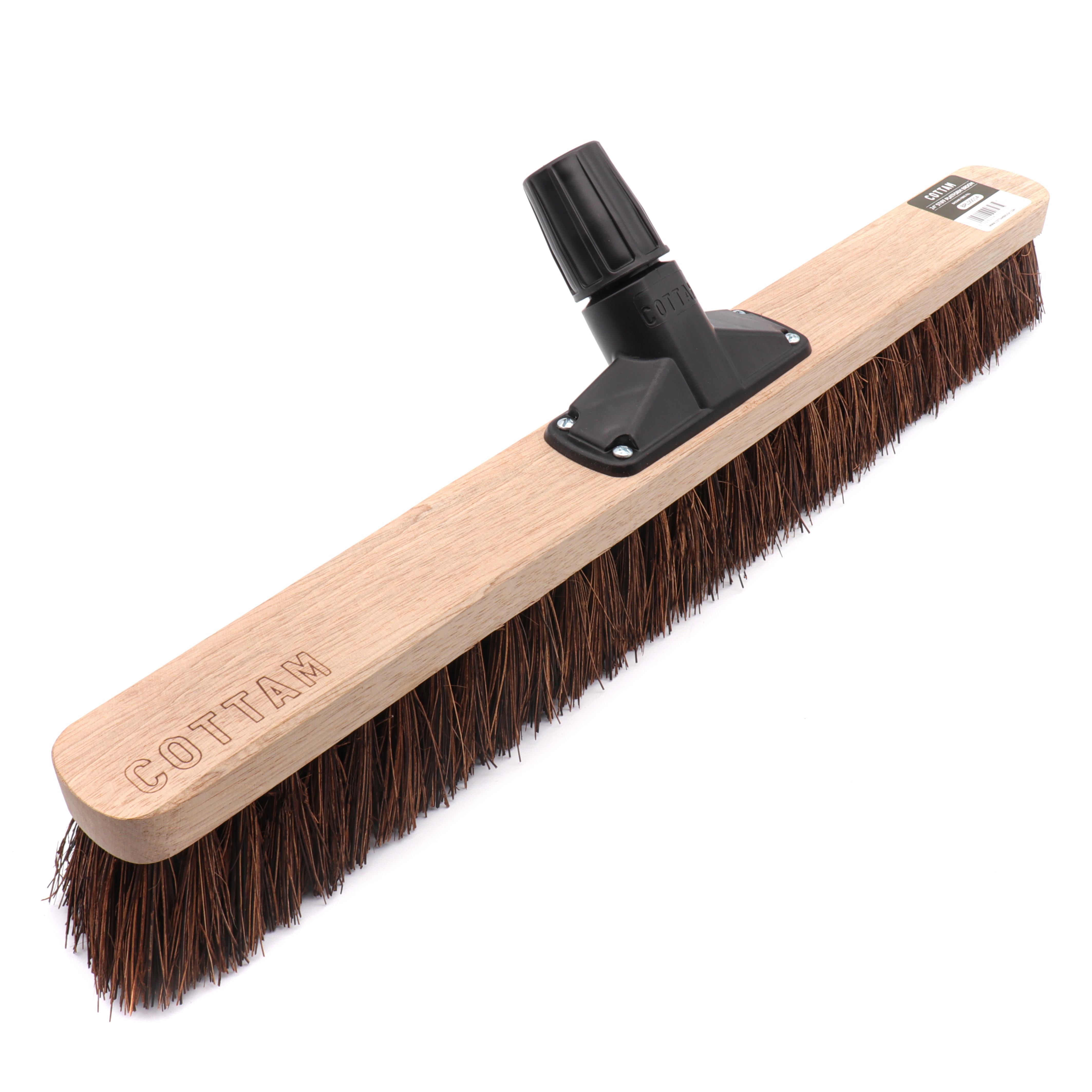 673-995 Cottam Broom, Natural With Bassine Bristles for Warehouse, Outdoor