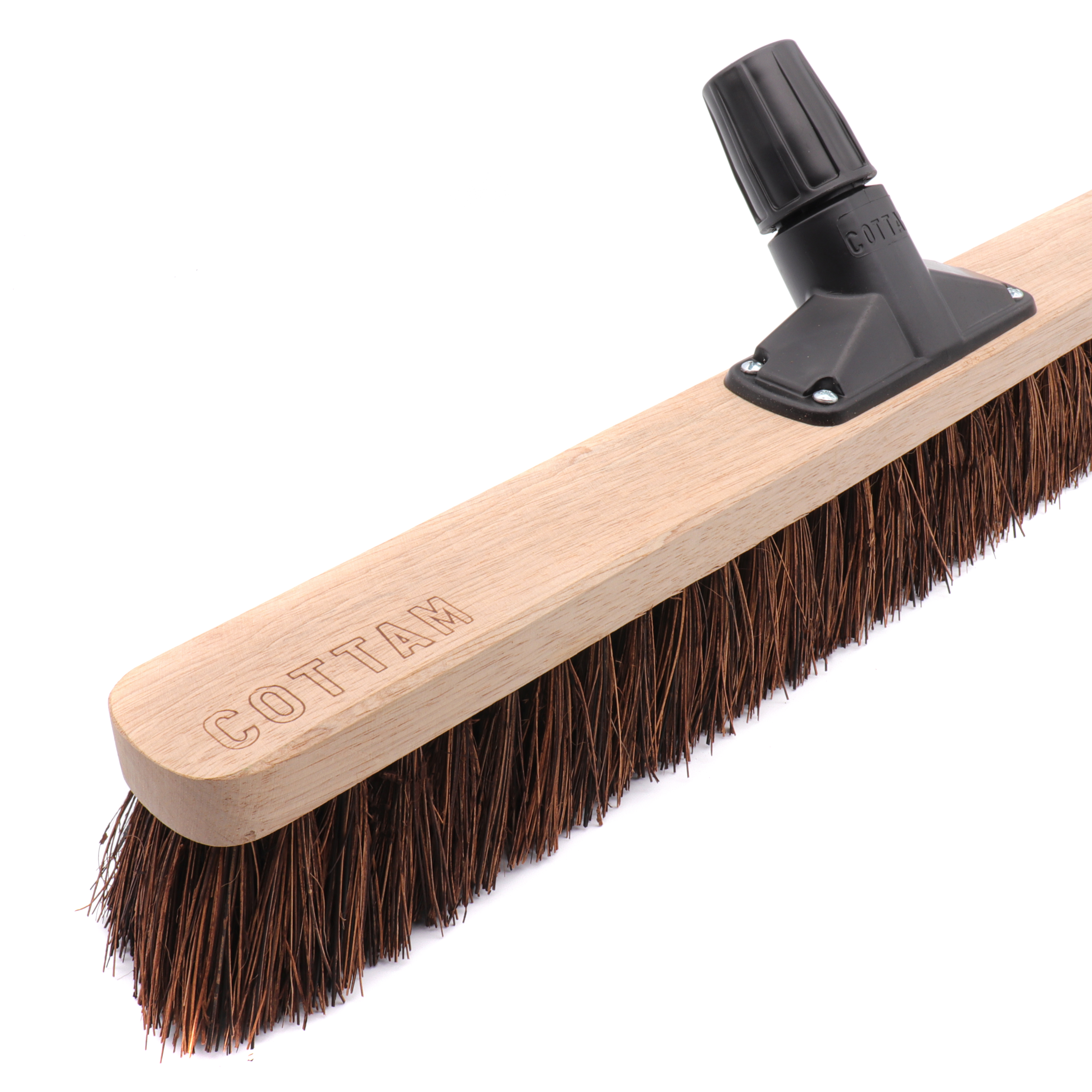 673-995 Cottam Broom, Natural With Bassine Bristles for Warehouse, Outdoor