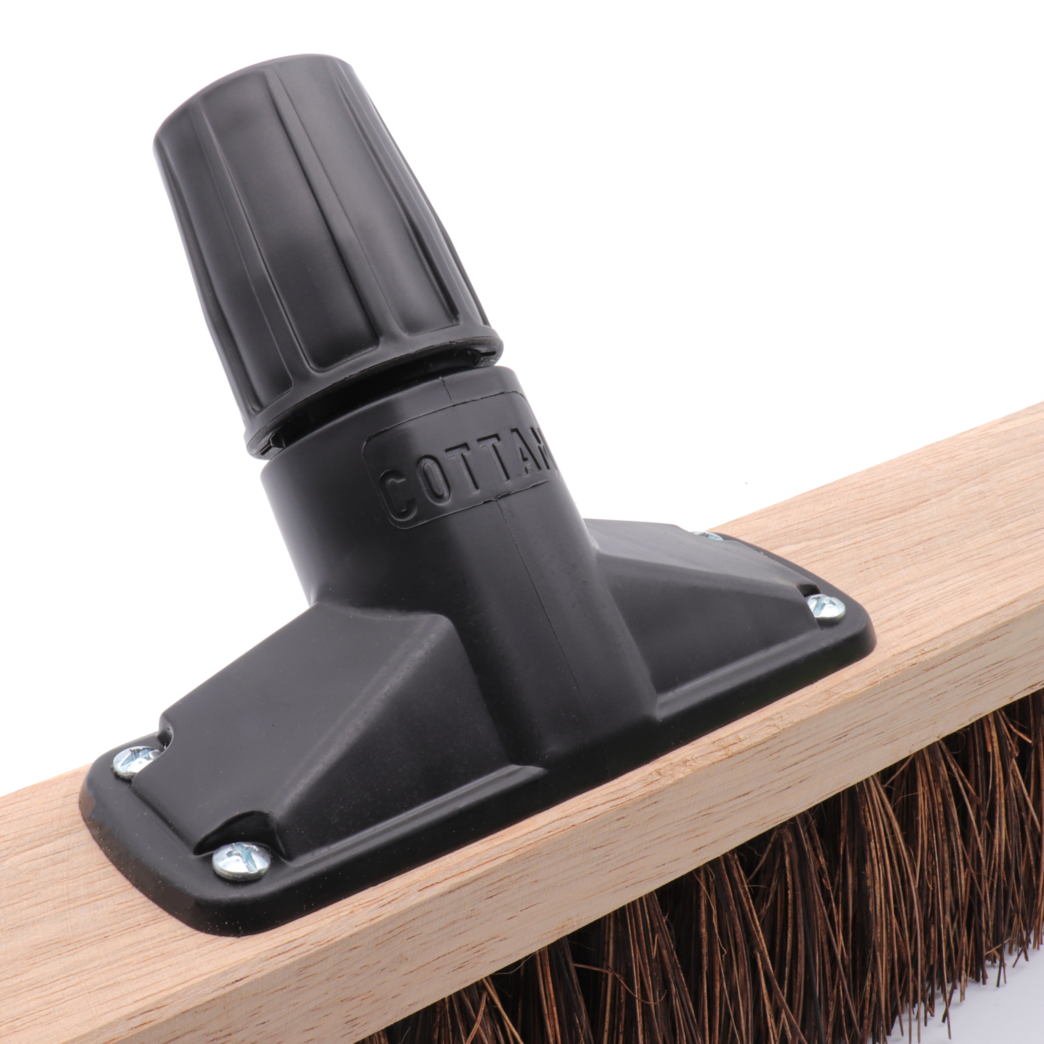 673-995 Cottam Broom, Natural With Bassine Bristles for Warehouse, Outdoor