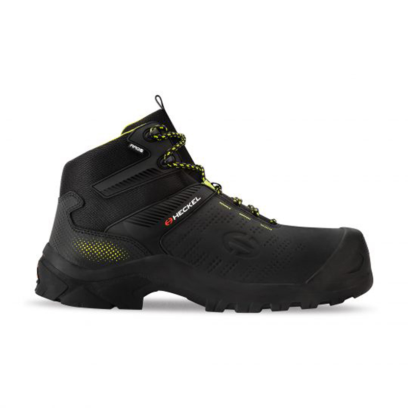 6731312 Heckel Heckel Black Composite Toe Capped Unisex Safety Boots 12, EU 47 EN ISO 20345:2011
