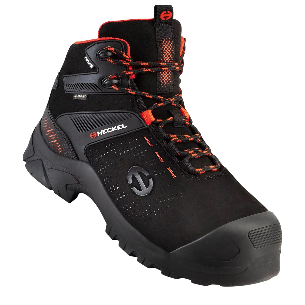 Heckel 67343 Black Composite Toe Capped Unisex Safety Boots 10.5, EU 45 EN ISO 20345:2011 S3 CI HI WR HRO SRC, EN ISO