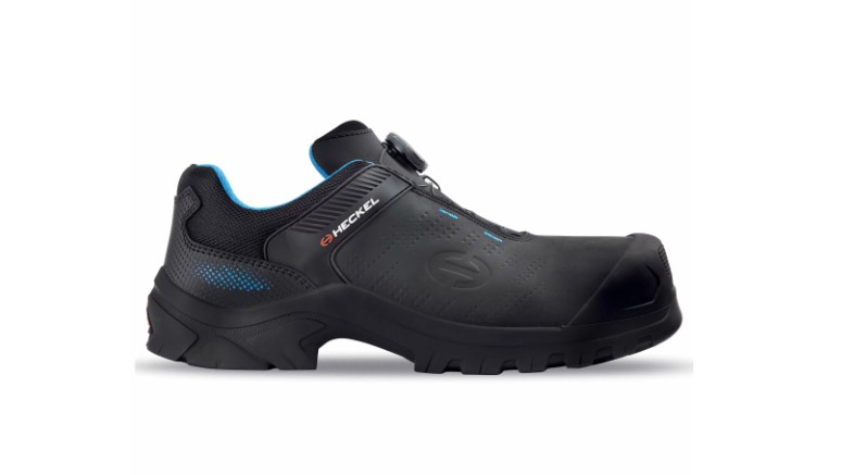 6737342 Heckel MACSOLE ADVENTURE 3.0 Men's Black, Blue Non-Metallic Safety Shoes, UK 8, EU 42