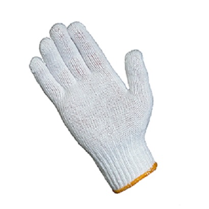 Liscombe White Mixed Fibre Cotton Work Gloves, Size 10, Mixed Fibre Coating
