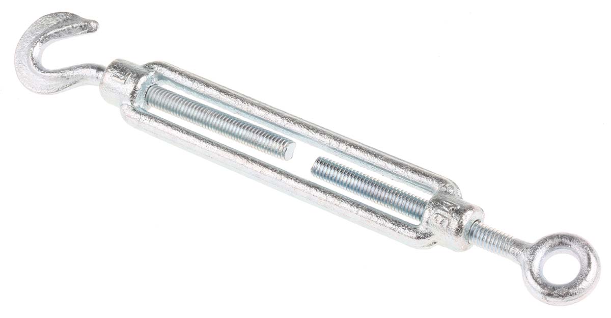 674-005 RS PRO Steel Hook, Eye Rigging Screw, M6 Thread