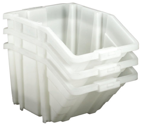 674-2422 RS PRO 50L Green Polypropylene Storage Box, 345 mm x 400mm x 635 mm