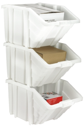 674-2549 RS PRO 50L Green Polypropylene Storage Box, 345 mm x 400mm x 635 mm