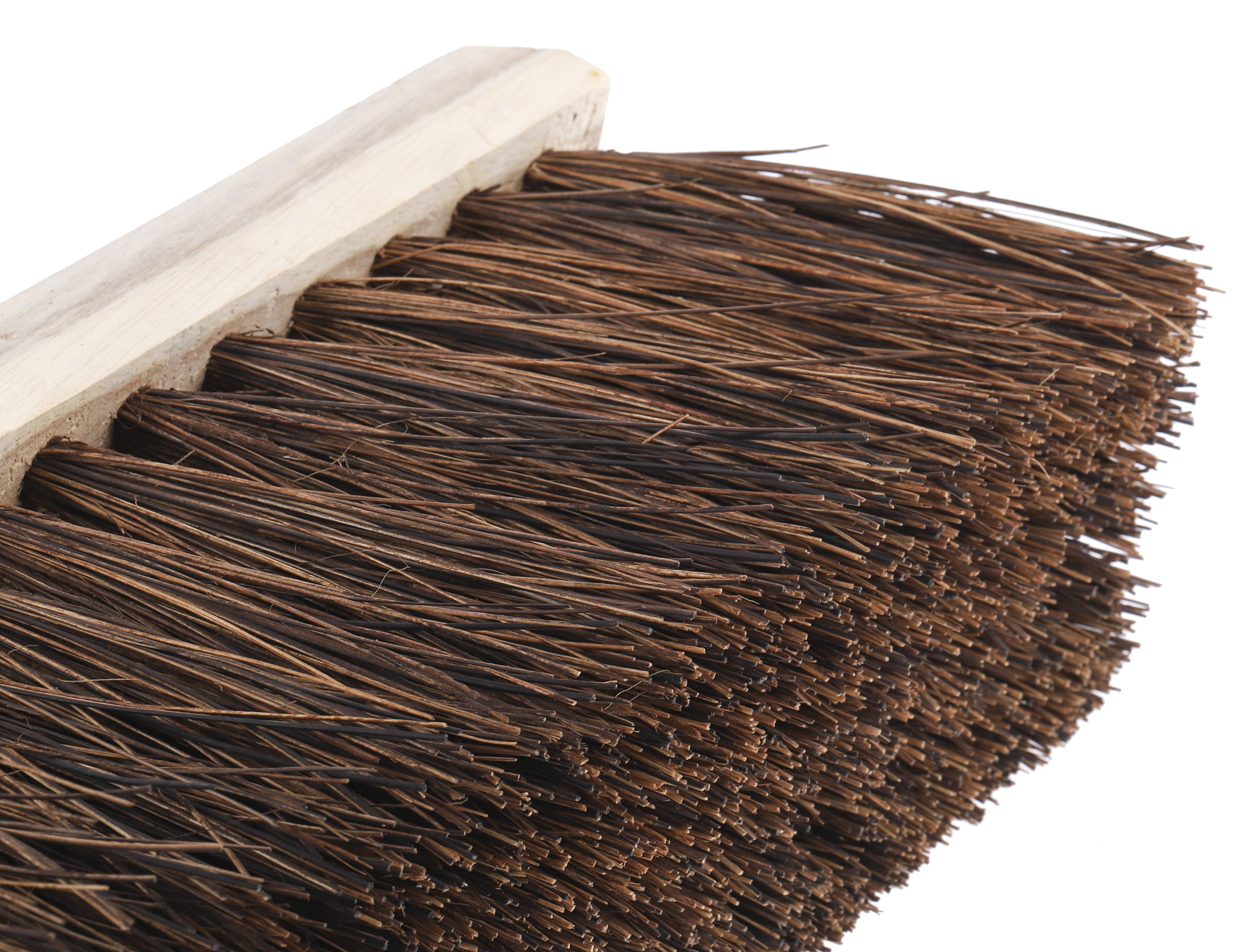 674-263 Cottam Broom, Red With Bassine Bristles for Industrial, Yard