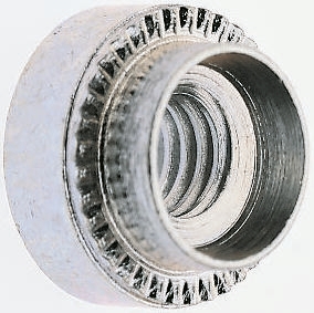Hank Zinc plated & clear Passivated Steel Rivet Bush, M2