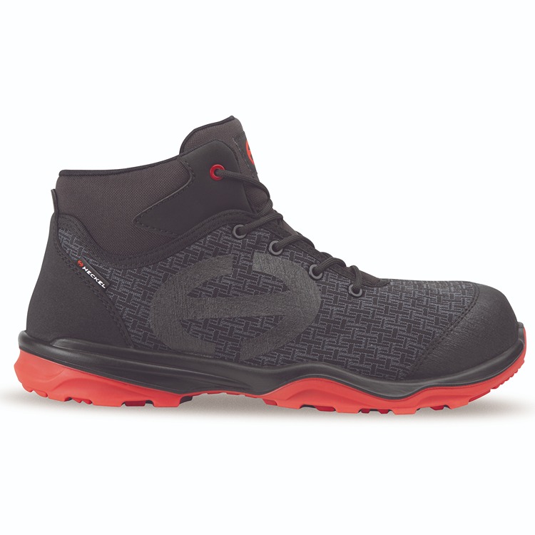 6750335 Heckel RUN-R PLANET Black Non-Metal Toe Capped Men's Safety Boots 3, EU 35 EN ISO 20345:2022