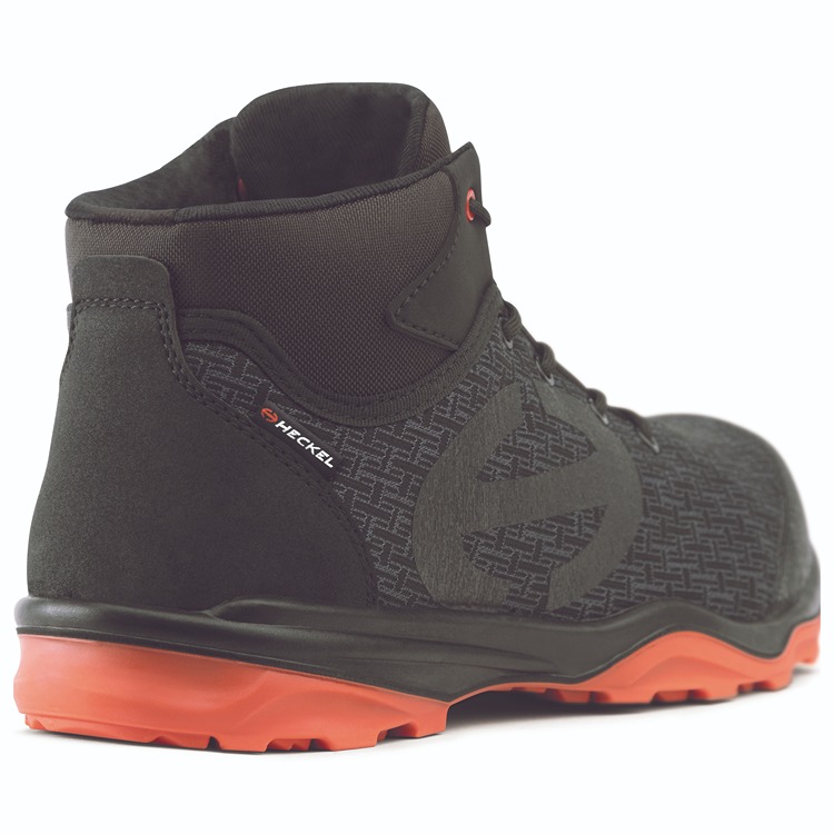 6750338 Heckel RUN-R PLANET Black Non-Metal Toe Capped Men's Safety Boots 5, EU 38 EN ISO 20345:2022