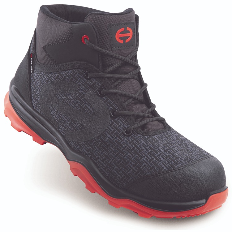 Heckel RUN-R PLANET Black Non-Metal Toe Capped Men's Safety Boots 12, EU 47 EN ISO 20345:2022