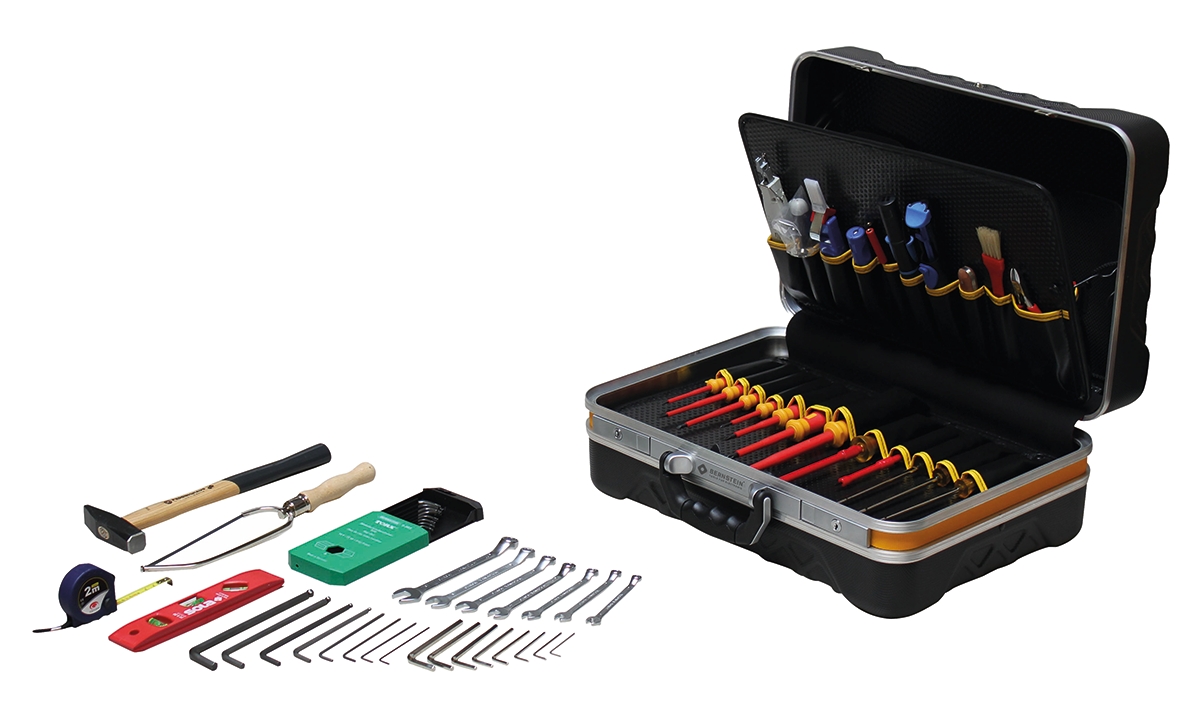 Bernstein 64 Piece Electrician Tool Kit Tool Kit with Case VDE/1000V Approved
