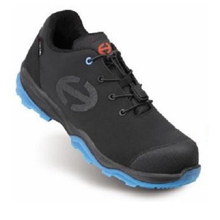 Heckel RUN-R PLANET Men's Black Non-Metal Safety Shoes, UK 7, EU 41