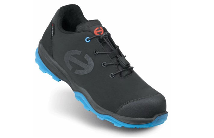 Heckel RUN-R PLANET Men's Blue, Black Non-Metallic Safety Trainer, UK 10, EU 44